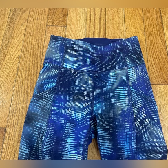 Lululemon Invigorate High-Rise Tight 25" *Foil Shapeshifter Flux Blue Size 0 - Picture 8 of 8